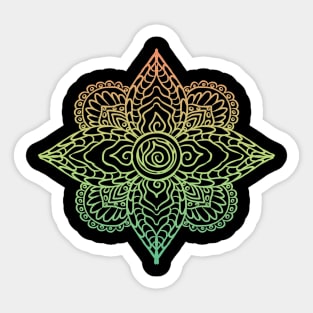 Mandala art drawing for gift Sticker